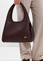 Braune COACH Umh&auml;ngetasche LANA SHOULDER BAG - medium
