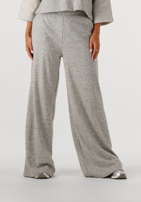 Graue SUMMUM Weite Hose WIDE LEG HERRINGBONE BROEK - large