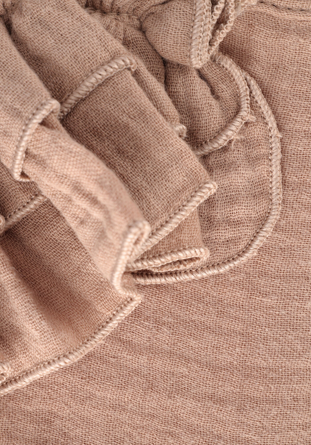 Beige LIL' ATELIER Blusen NMFLEDOLIE LS LOOSE SHORT SHIRT - large