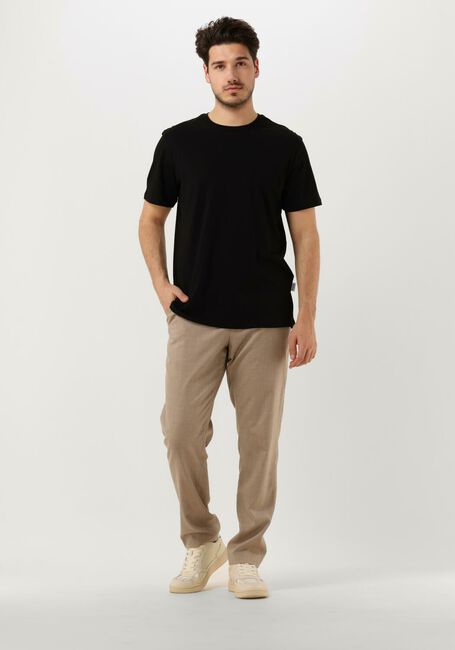 Schwarze SELECTED HOMME T-shirt SLHASPEN SS O-NECK TEE NOOS - large