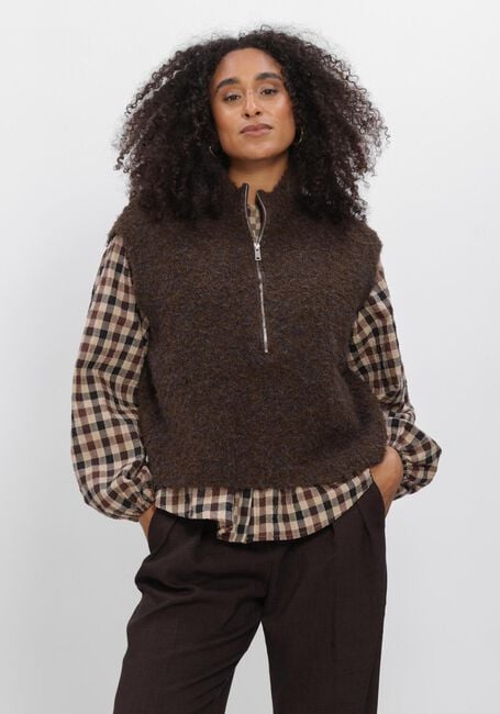 Braune AIMEE THE LABEL Gilet LOIRAW6 WAISTCOAT - large