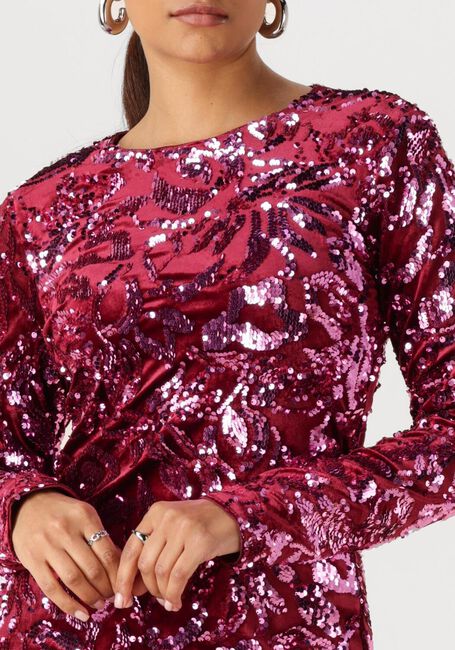 Bordeaux Y.A.S. Minikleid YASROCOCO SL SEQUIN DRESS - large