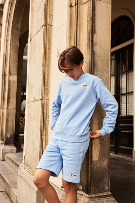 Blaue INDIAN BLUE JEANS Kurze Hose LOOSE JOG SHORT INDIAN - large