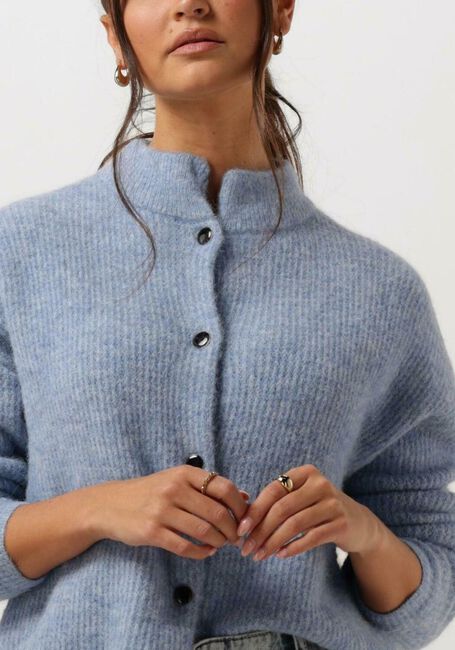 Hellblau GESTUZ Strickjacke ALPHAGZ SHORT CARDIGIAN - large