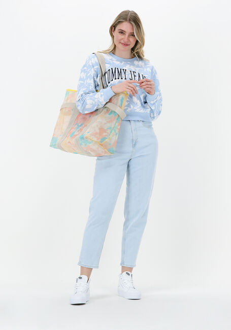 Hellblau TOMMY JEANS Pullover TJW AOP CREW - large