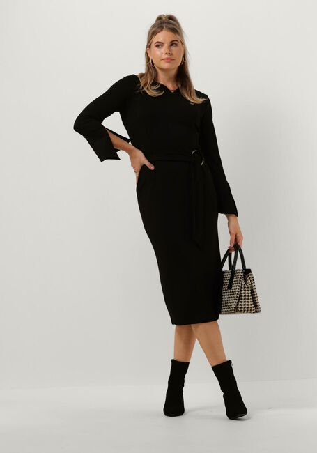 Schwarze ANA ALCAZAR Midikleid TIGHT DRESS - large