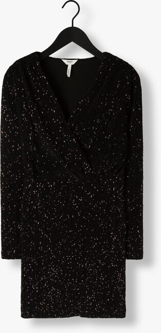 Schwarze OBJECT Minikleid OBJTULUA L/S SHORT DRESS - large