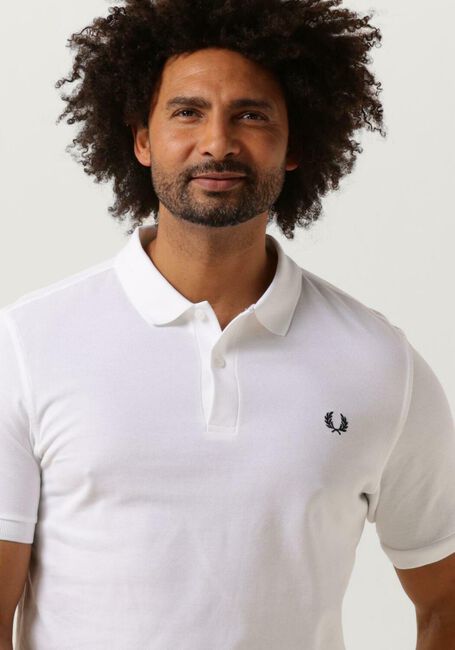 Weiße FRED PERRY Polo-Shirt THE PLAIN FRED PERRY SHIRT - large