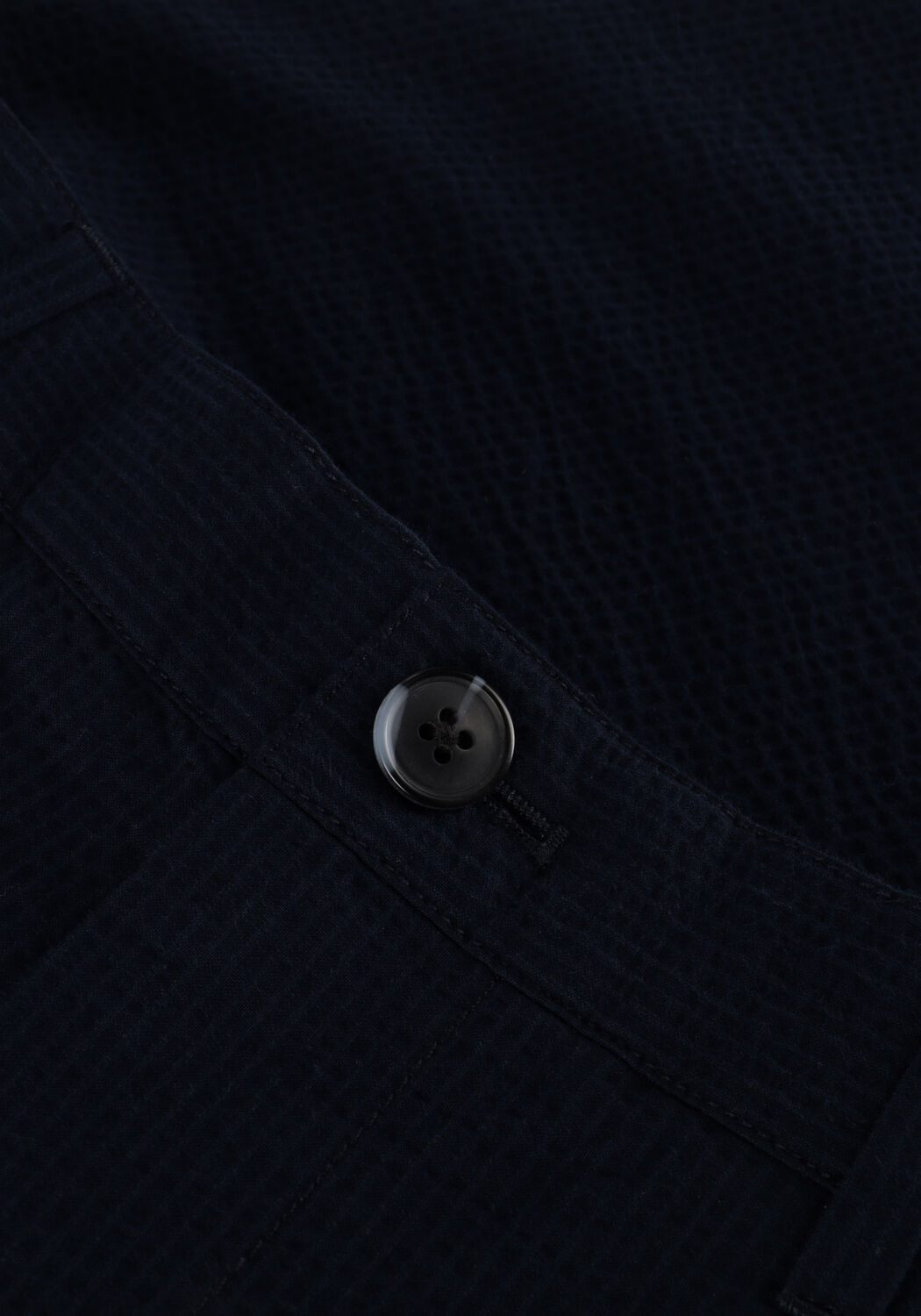 Dunkelblau SELECTED MEN Kurze Hose SLHREGULAR-KARL SEERSUCKER SHORTS - large