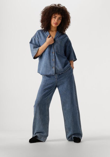 Blaue EDITED Wide jeans MABEL DENIM TROUSERS - large