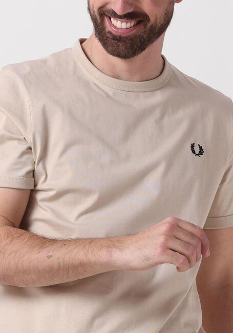 Nicht-gerade weiss FRED PERRY T-shirt RINGER T-SHIRT - large