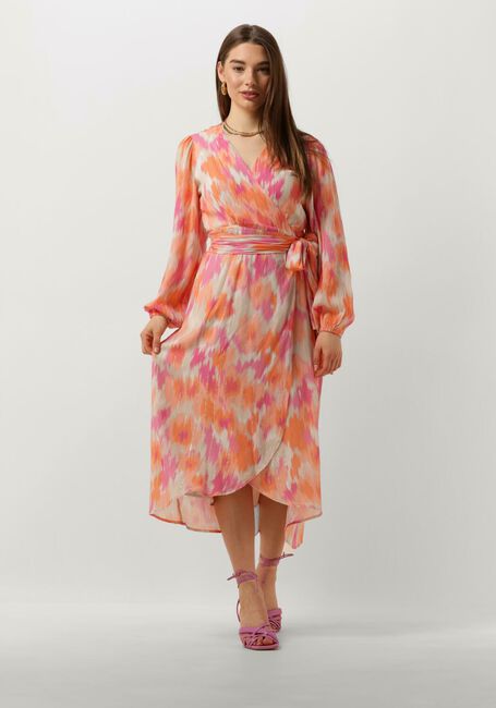 Orangene FREEBIRD Midikleid BLOSSOM - large