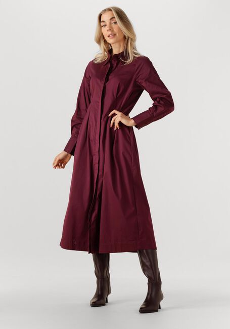 Bordeaux CO'COUTURE Midikleid POPPY SHIRT LONG DRESS - large