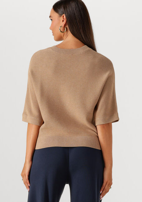 Camelfarbene MSCH COPENHAGEN Pullover MSCHTHAMIRA 2/4 PULLOVER - large
