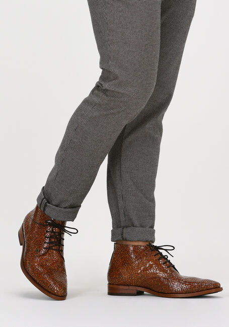 Cognacfarbene REHAB Business Schuhe BARRY WEAVE - large