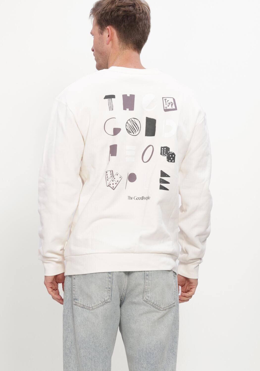 Nicht-gerade weiss THE GOODPEOPLE Sweatshirt LAX - large