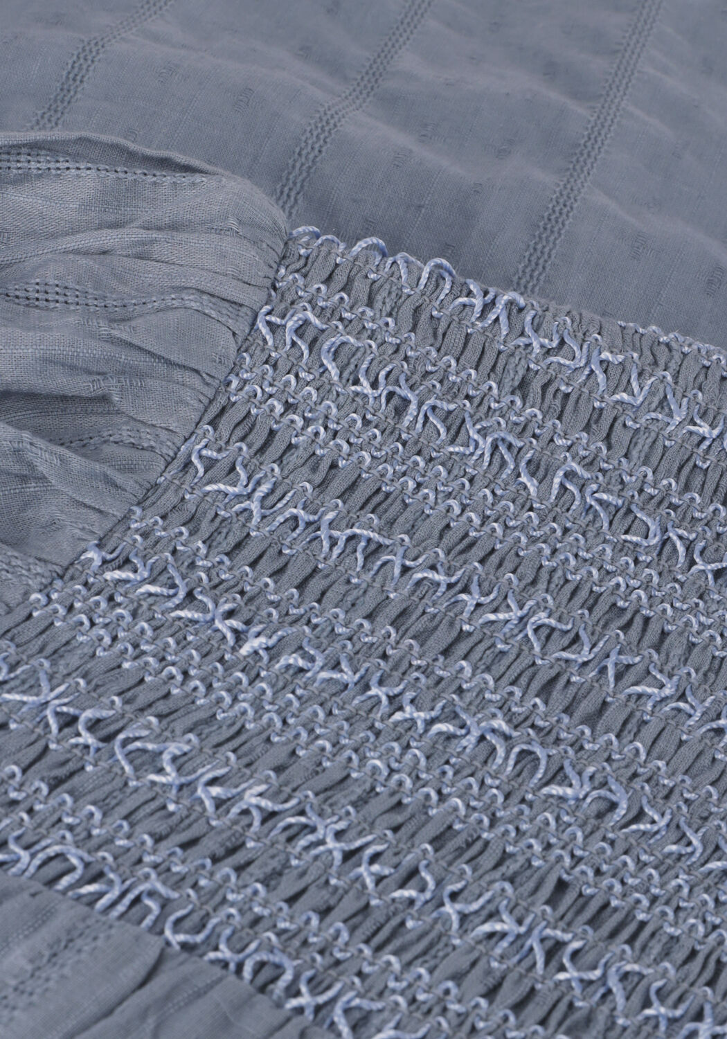 Hellblau RUBY TUESDAY Blusen SAFIR BLOUSE WITH HALF SLEEVES AND SMOCK ON SHOULDER - large