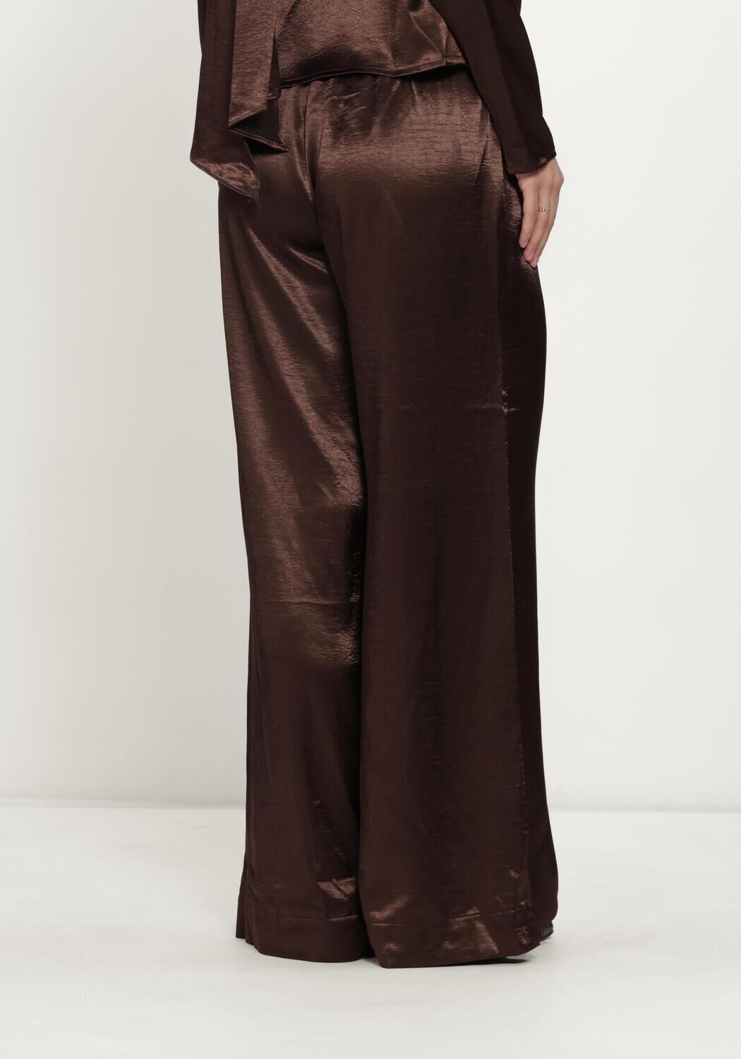 Braune AMAYA AMSTERDAM Weite Hose SYLVIE PANTS - large