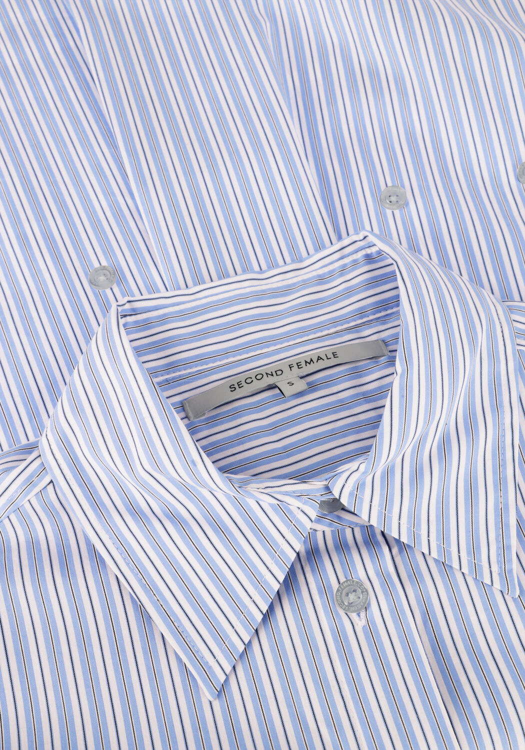 Blaue SECOND FEMALE Blusen TENBY AJUSTABLE SHIRT - large