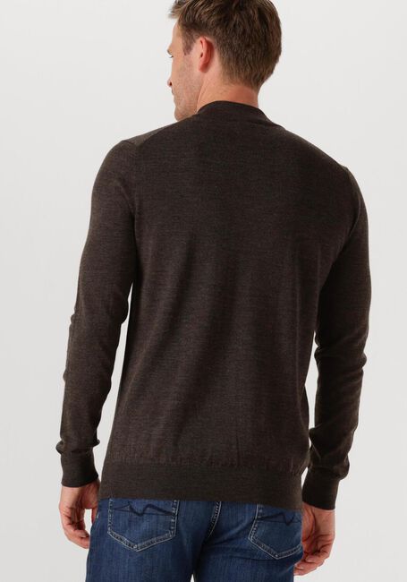 Braune STEFANO LAURAN Pullover HALF ZIP ANDERS - large