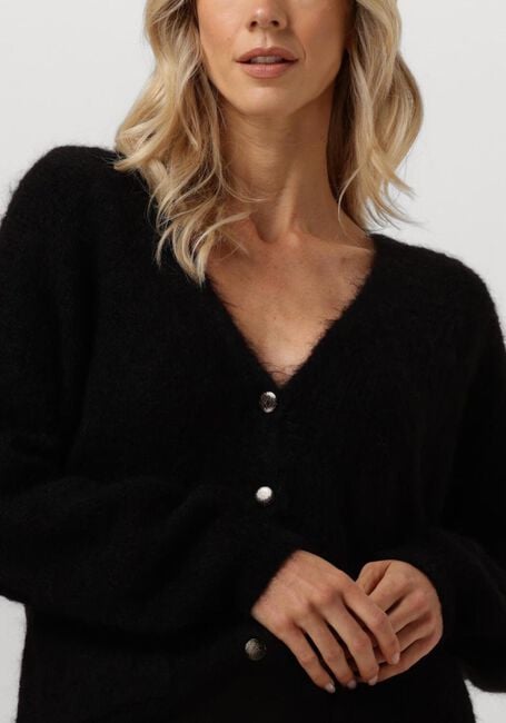 Schwarze DES PETITS HAUTS Strickjacke BETANI - large