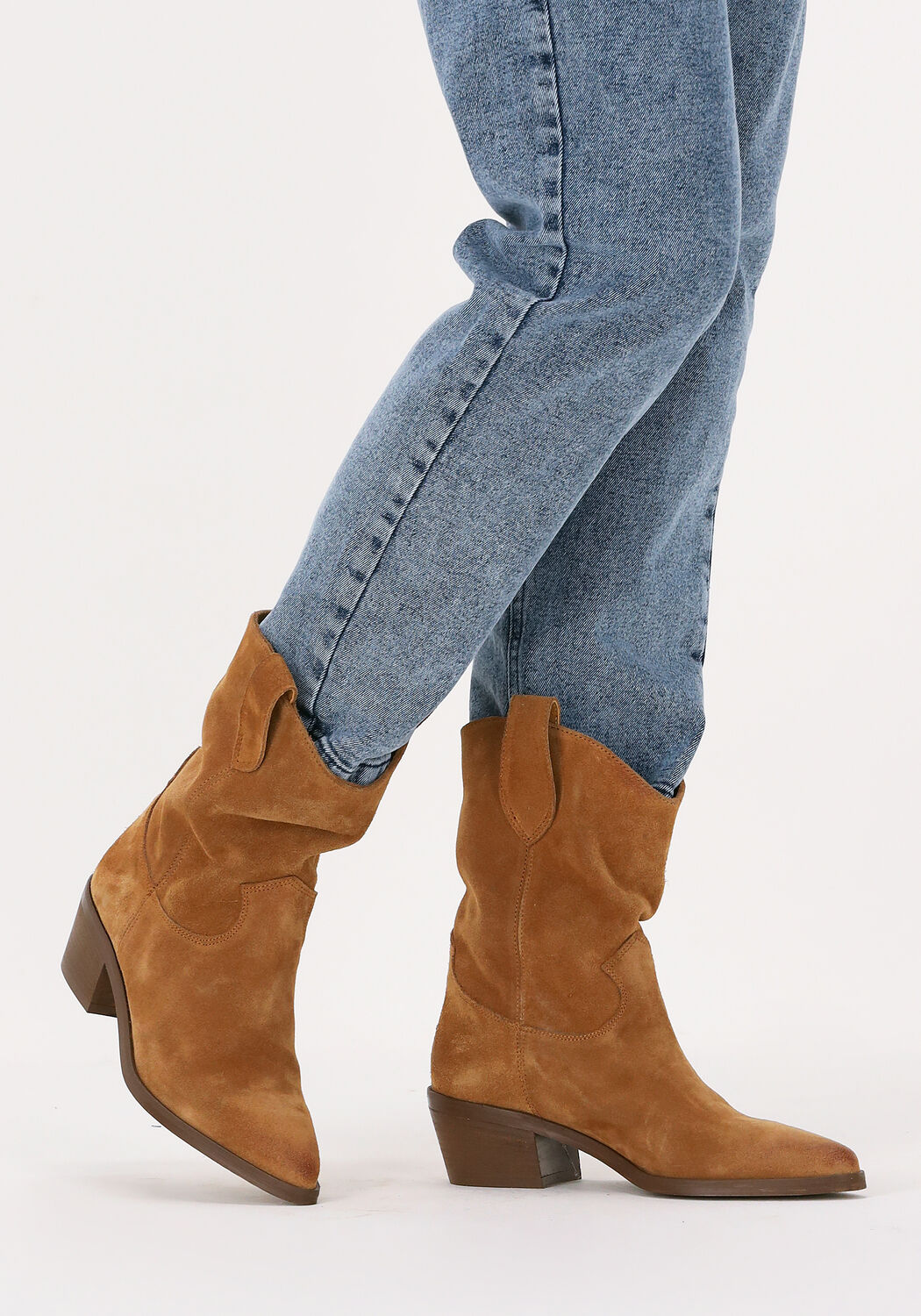 Cognacfarbene NOTRE-V Cowboystiefel FRUE3 - large