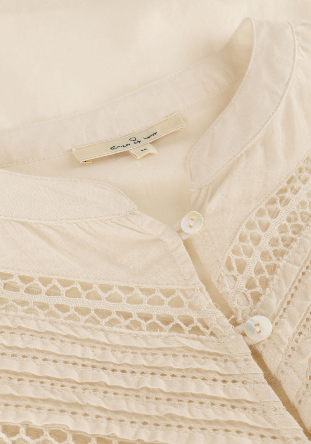 Beige CIRCLE OF TRUST Blusen TRIXIE BLOUSE - large