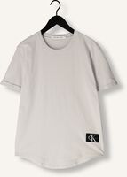 Graue CALVIN KLEIN T-shirt BADGE TURN UP SLEEVE Graue CALVIN KLEIN T-shirt BADGE TURN UP SLEEVE - medium