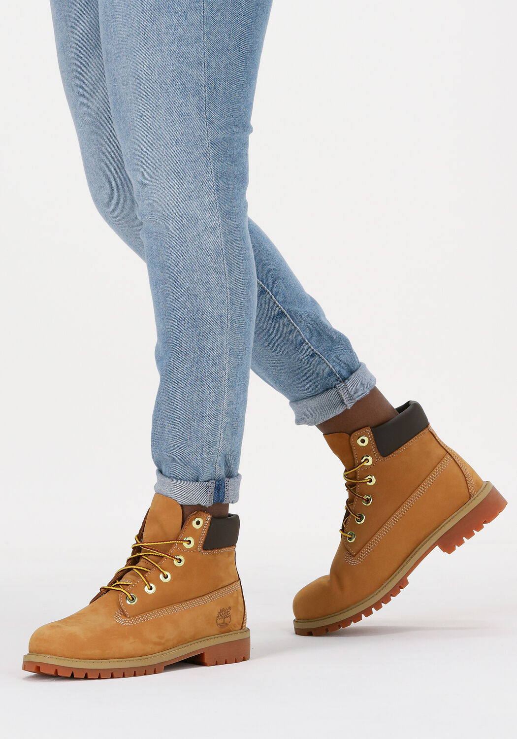 Graue TIMBERLAND Schnurboots 6IN PREMIUM WP DAMES Omoda