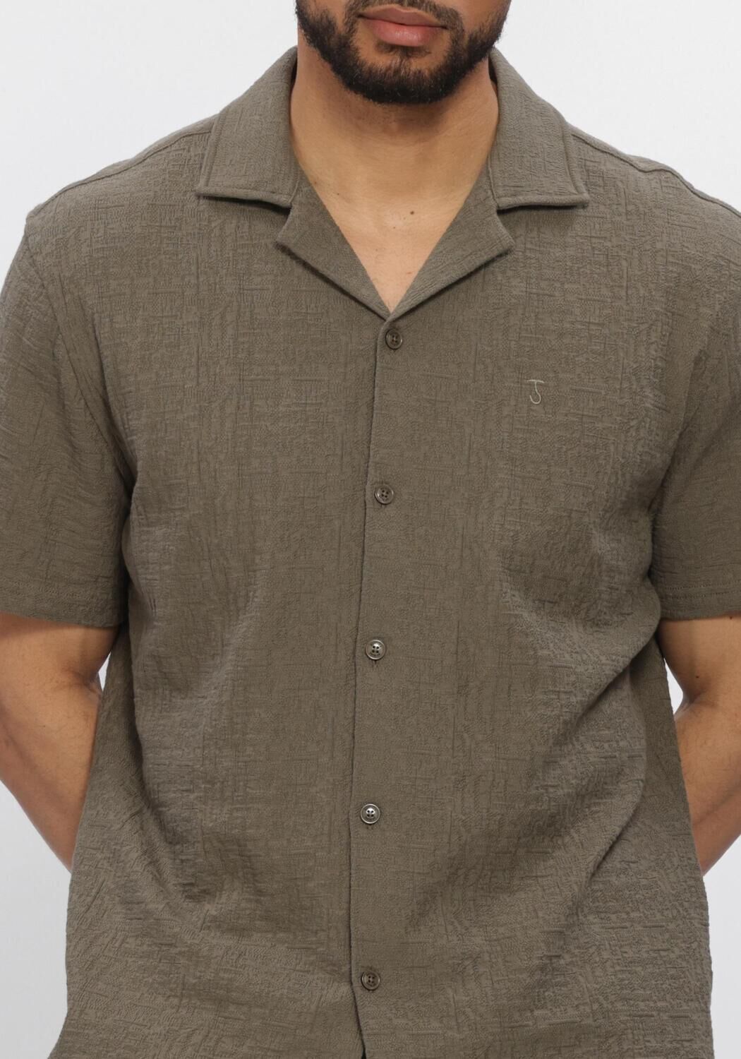 Gr&uuml;ne BUTCHER OF BLUE Casual-Oberhemd RIPLEY STRUCTURE SHIRT - large