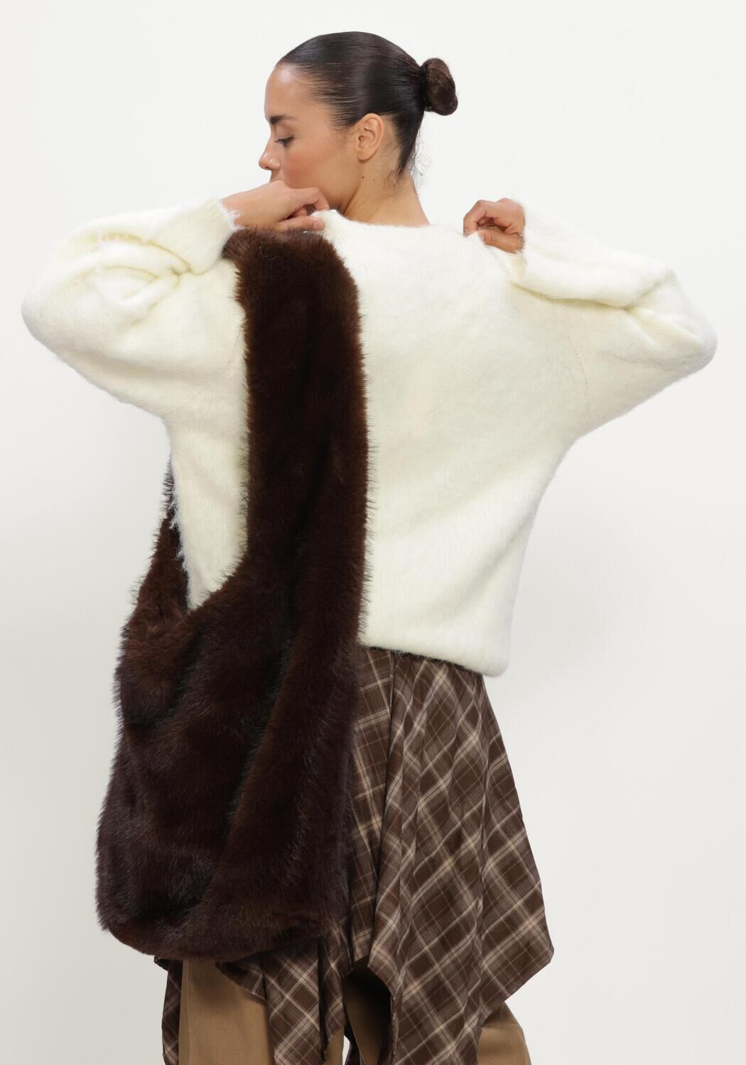 Creme NOTRE-V Pullover NV-INSA - large