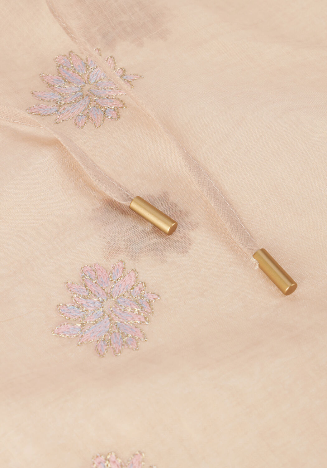 Sand NUKUS Blusen KAOUTAR BLOUSE EMBROIDERY - large