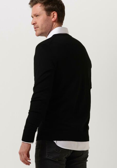 Schwarze PROFUOMO Pullover PULLOVER V-NECK - large