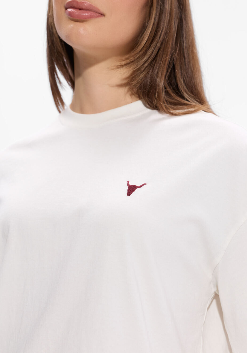 Nicht-gerade weiss ALIX THE LABEL T-shirt BACK LOGO T-SHIRT - large