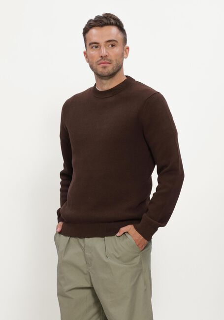 Blaue SELECTED MEN Pullover SLHDANE LS KNIT STRUCTURE CREW NECK NOOS - large