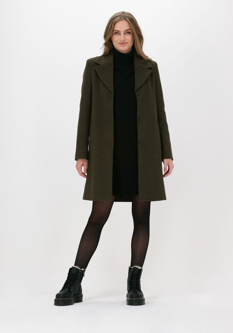 Grüne SELECTED FEMME Mäntel NEW SASJA WOOL COAT B - large