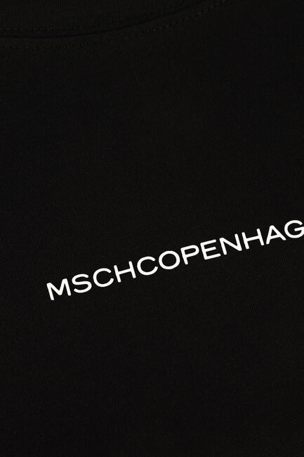 Schwarze MSCH COPENHAGEN T-shirt TERINA ORGANIC SMALL LOGO TEE - large