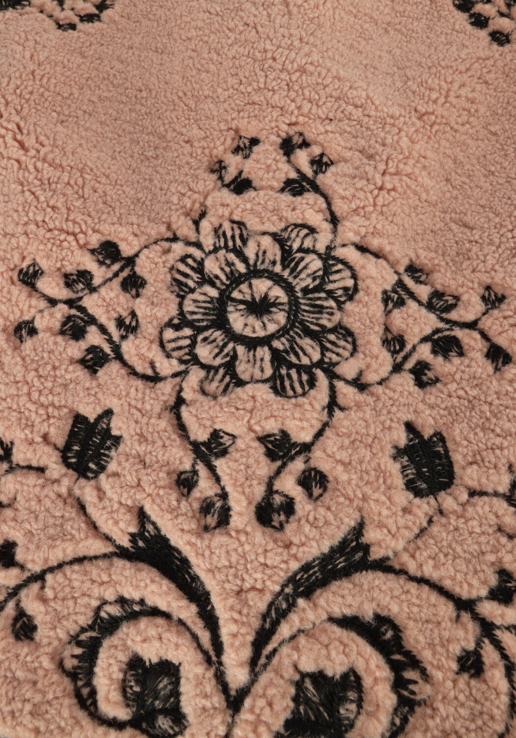 Braune ANTIK BATIK Teddy-Jacke SALIBA JACET - large