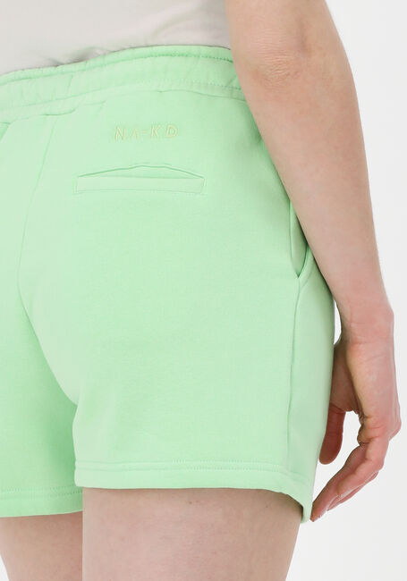 Gr&uuml;ne NA-KD Hosen ORGANIC LOGO SWEATSHORTS - large