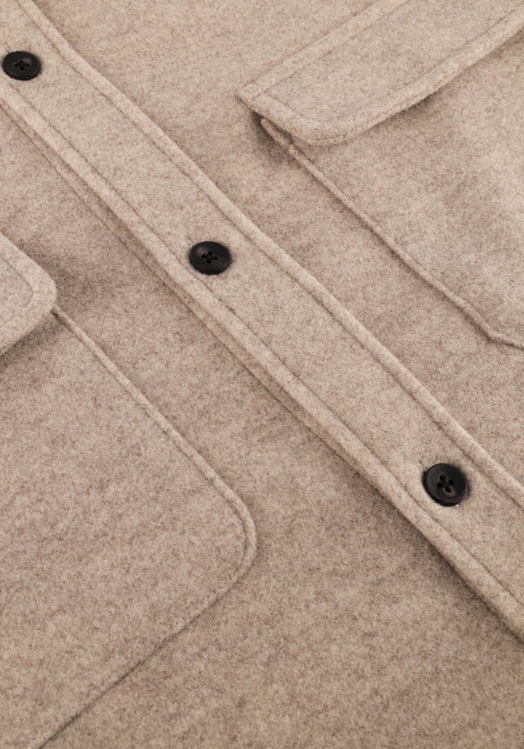 Beige DSTREZZED Overshirt ULRIK OVERSHIRT - large