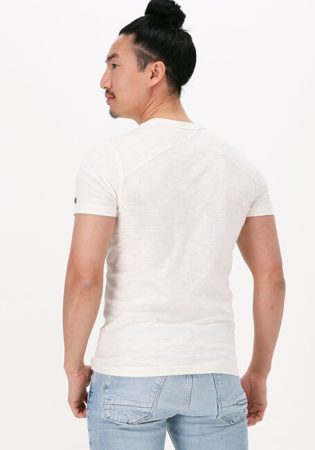 Weiße CAST IRON T-shirt SHORT SLEEVE R-NECK ORGANIC COTTON SLUB ESSENTIAL - large