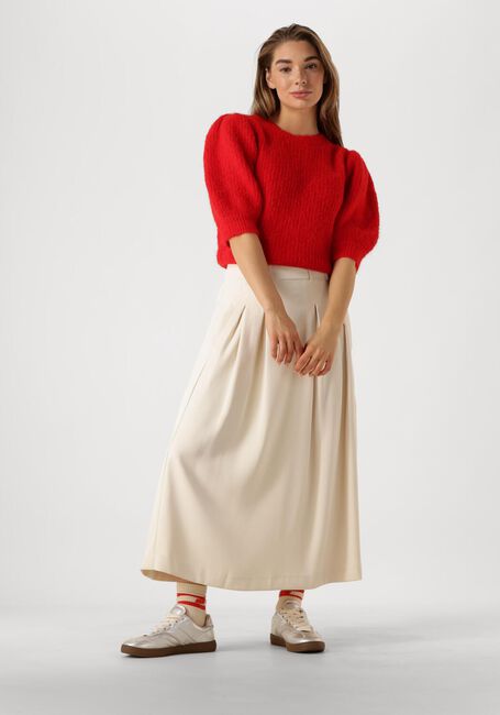 Ecru CO'COUTURE Midirock ANYA CC PLEAT SKIRT - large