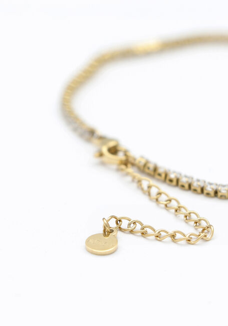 Goldfarbig NOTRE-V Kette NECKLACE STRASS - large