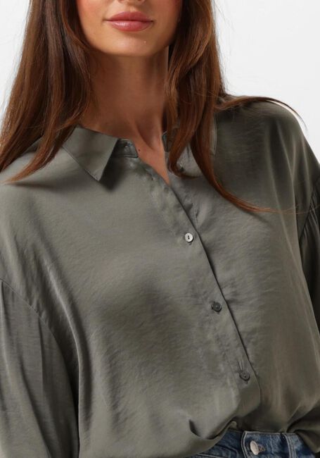 Grüne MSCH COPENHAGEN Blusen MSCHSANDELINE MALUCA SHIRT - large