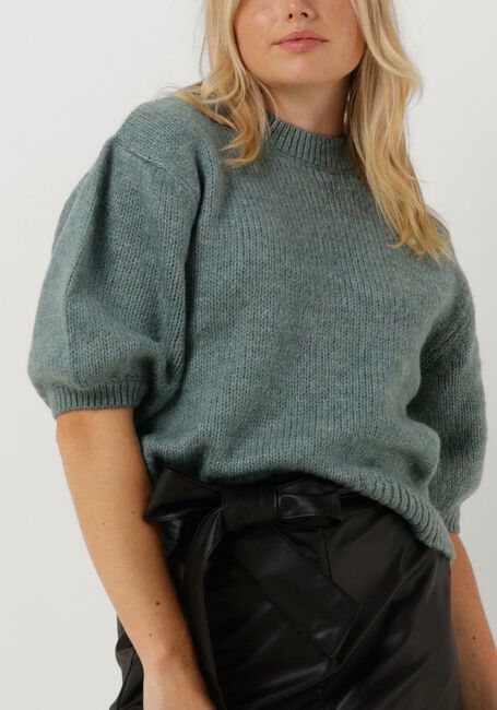 Blaue JANSEN AMSTERDAM Pullover SARA - large