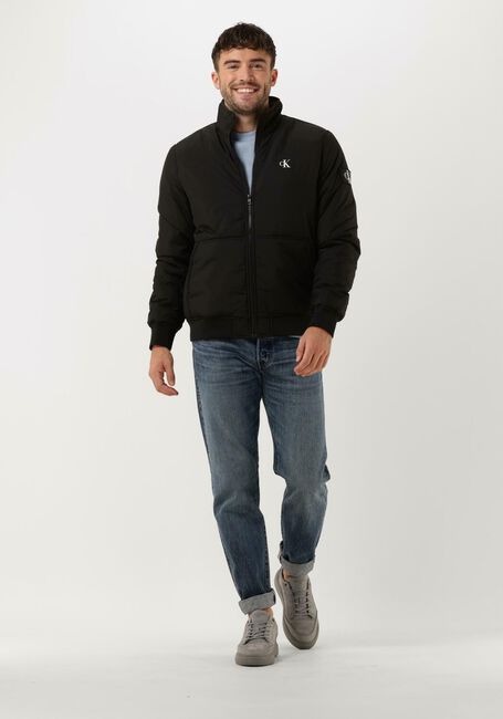 Schwarze CALVIN KLEIN Jack PADDED HARRINGON JACKET - large