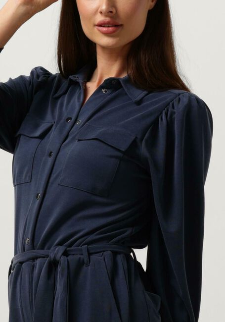 Dunkelblau SUMMUM Jumpsuit JUMPSUIT WASHED MODAL PIQUE - large