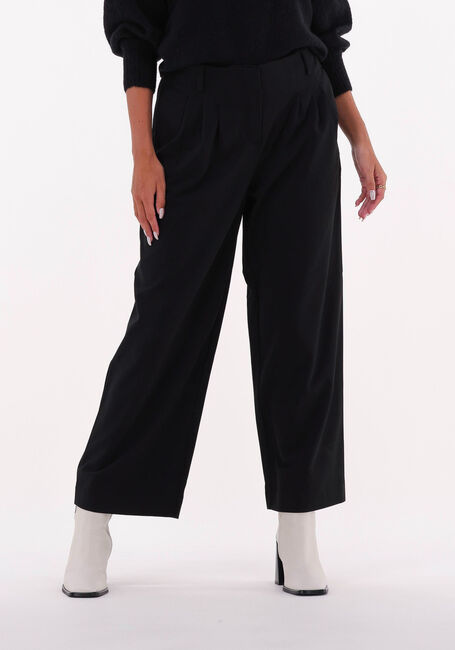 Schwarze MSCH COPENHAGEN Weite Hose ISABEA CHANA ANKLE PANTS - large