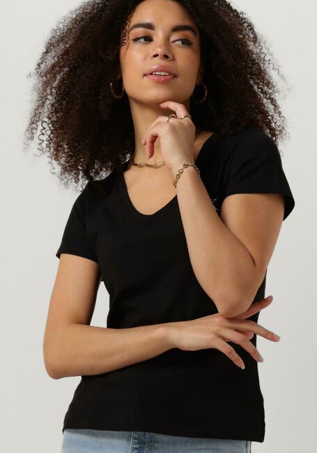 Schwarze CALVIN KLEIN T-shirt CK EMBROIDERY STRETCH - large