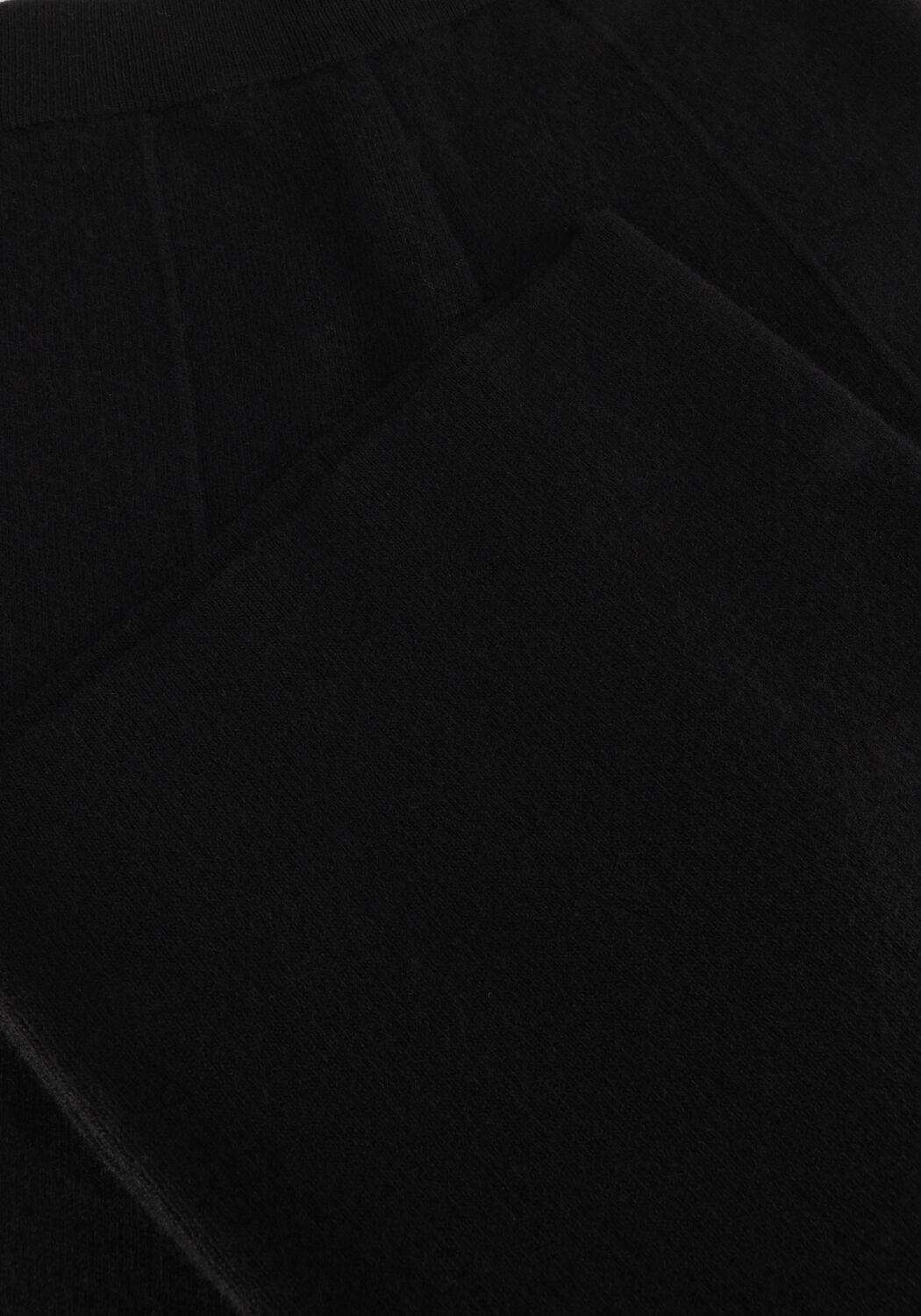 Schwarze RESORT FINEST Hose KNITTED PANTS - large